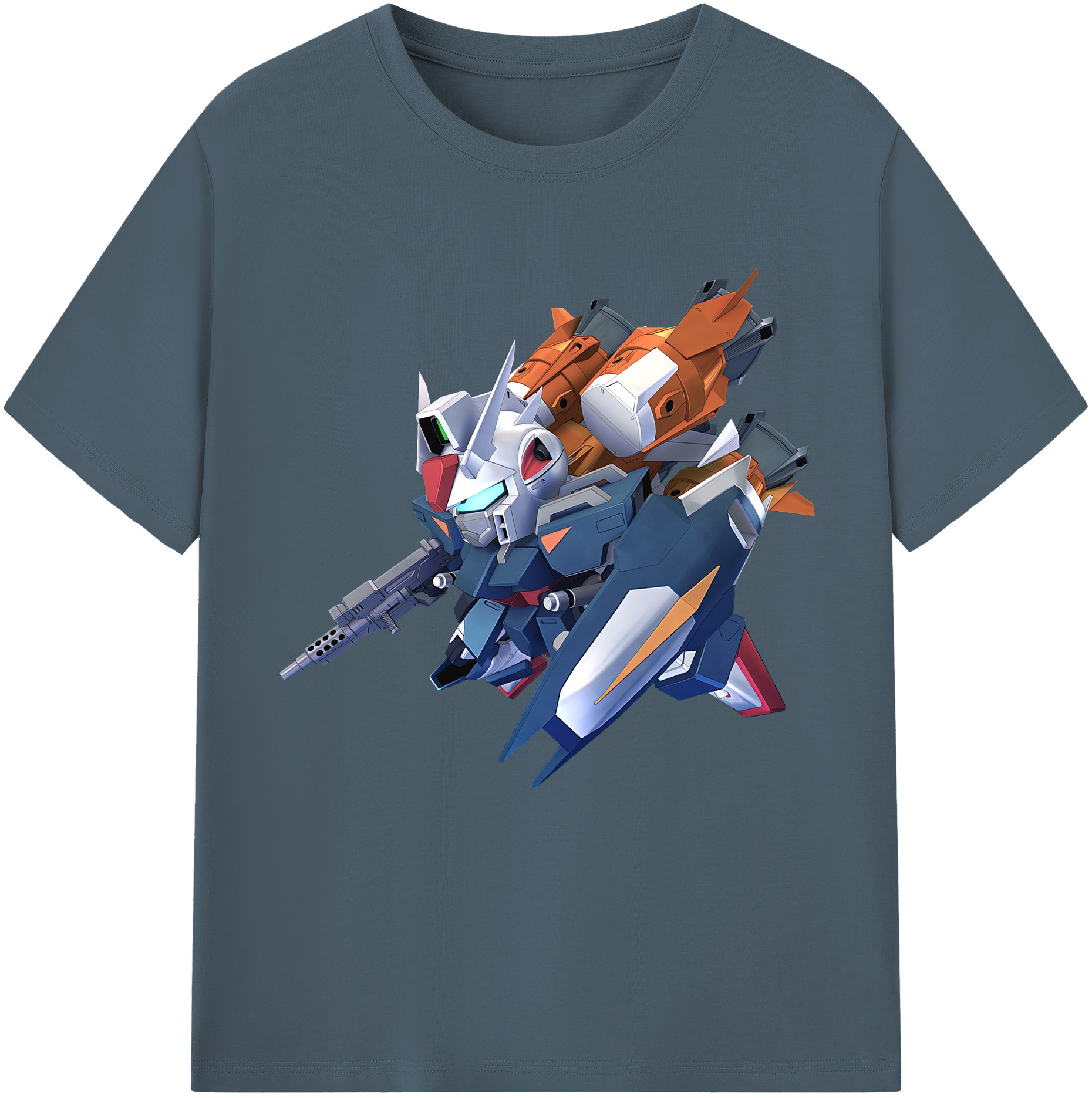 （画像用） 機動戦士ガンダム Mobile Suit Gundam 綿100％半袖Tシャツ（フロントプリント）